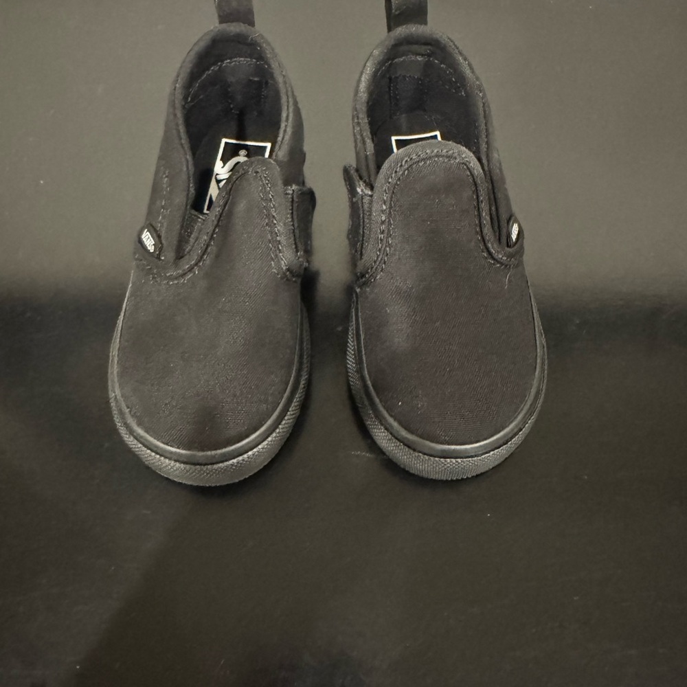 adidas Black Kids Slip-On Sneakers